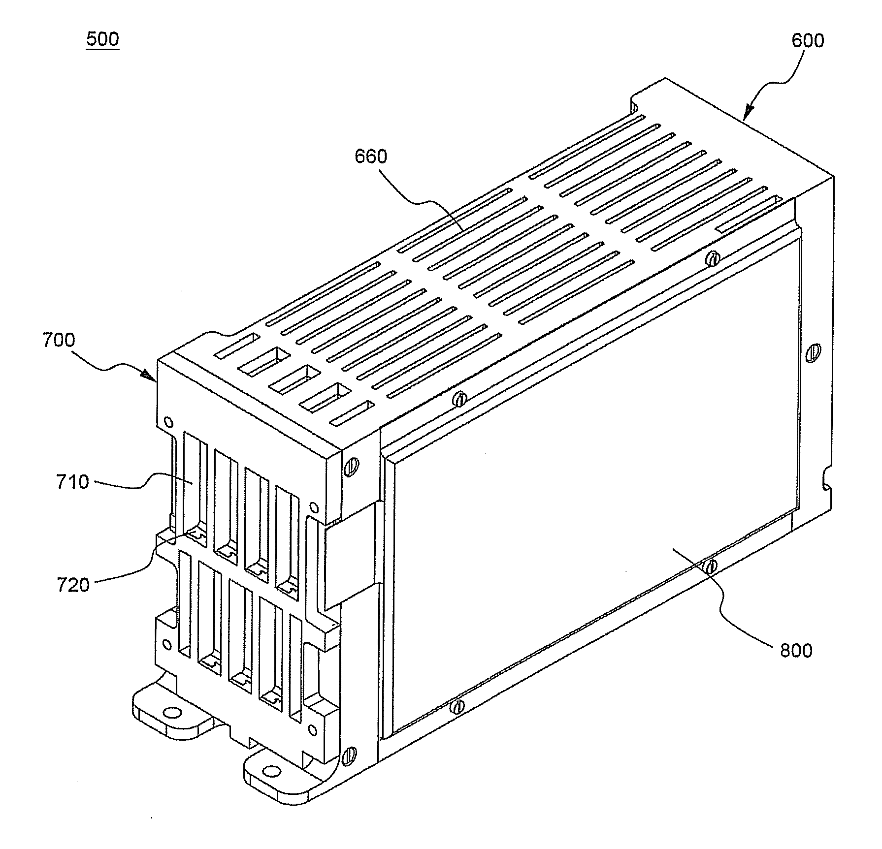 Battery cartridge for novel structure and open type battery module containing the same