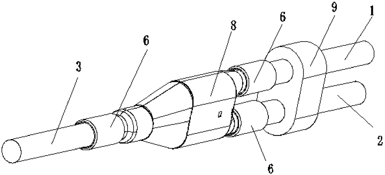 Cable combiner and manufacture method thereof