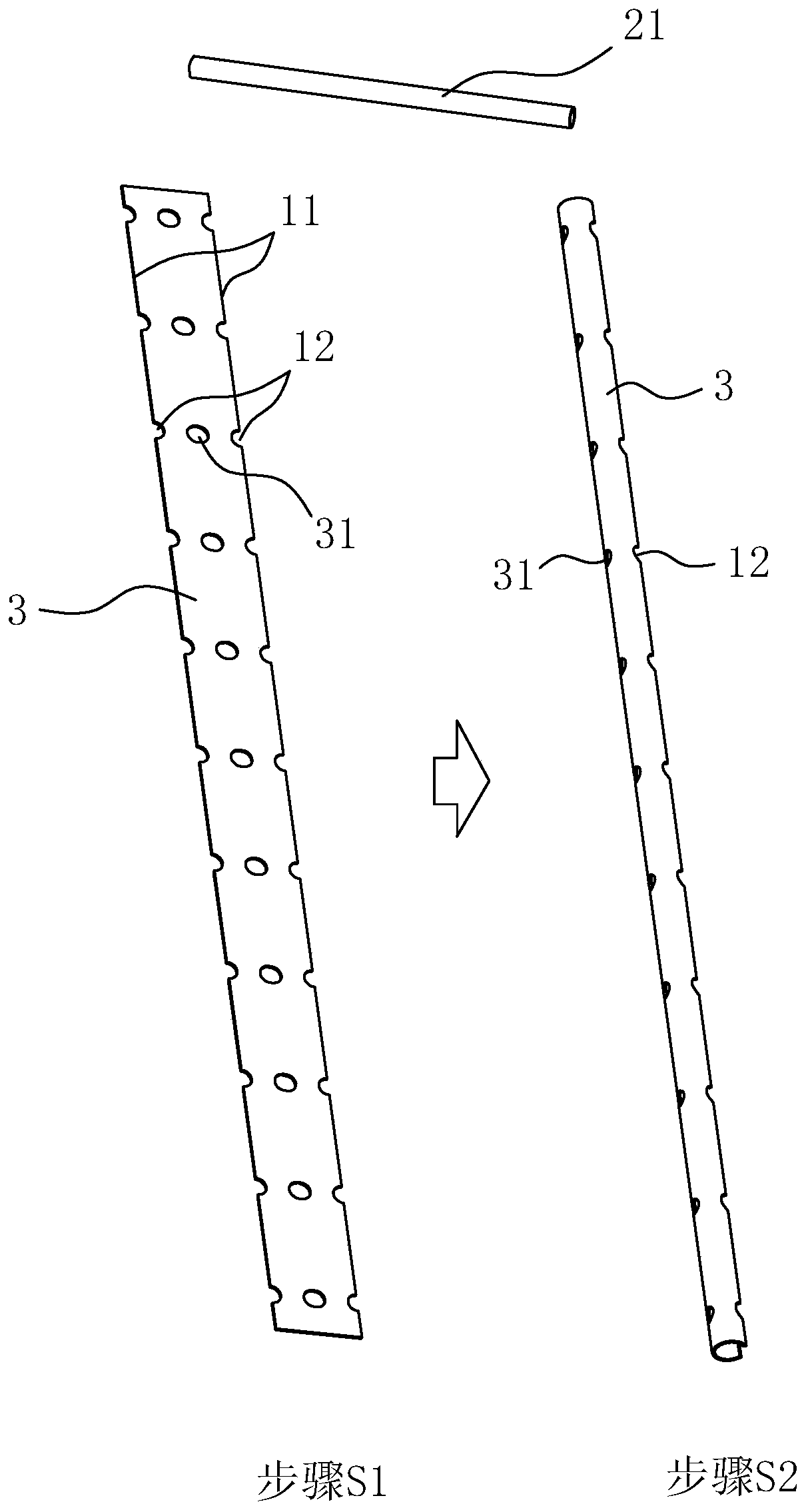 Scaffold production process