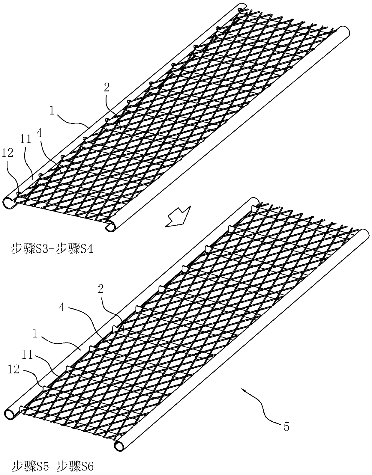 Scaffold production process