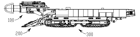 Large-gradient drilling and tunneling machine