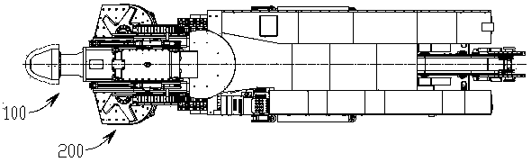 Large-gradient drilling and tunneling machine