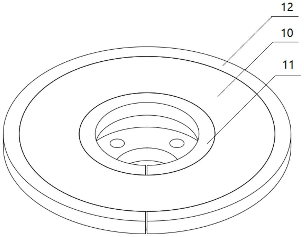 A method for ultra-high-speed laser cladding on the end face of disk parts