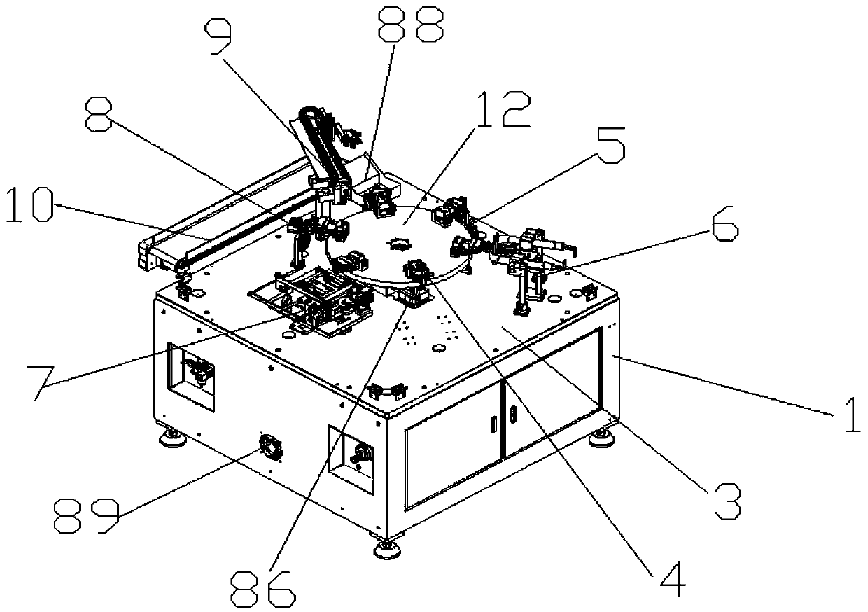 Novel segmented stator core turnplate welding machine