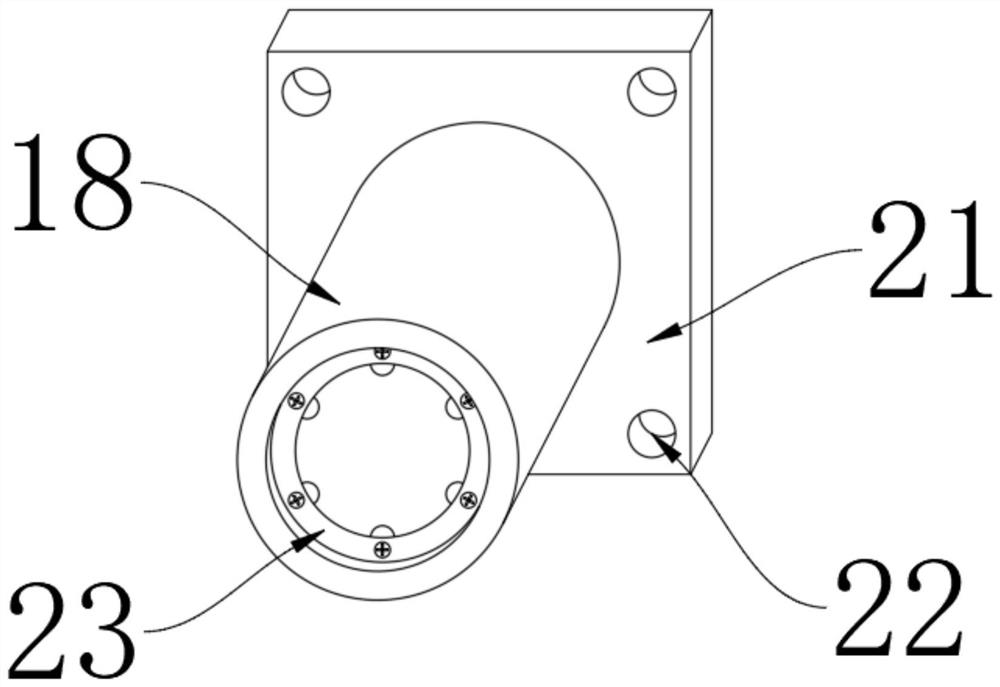 Robot grinding machine fixing device with high flexibility