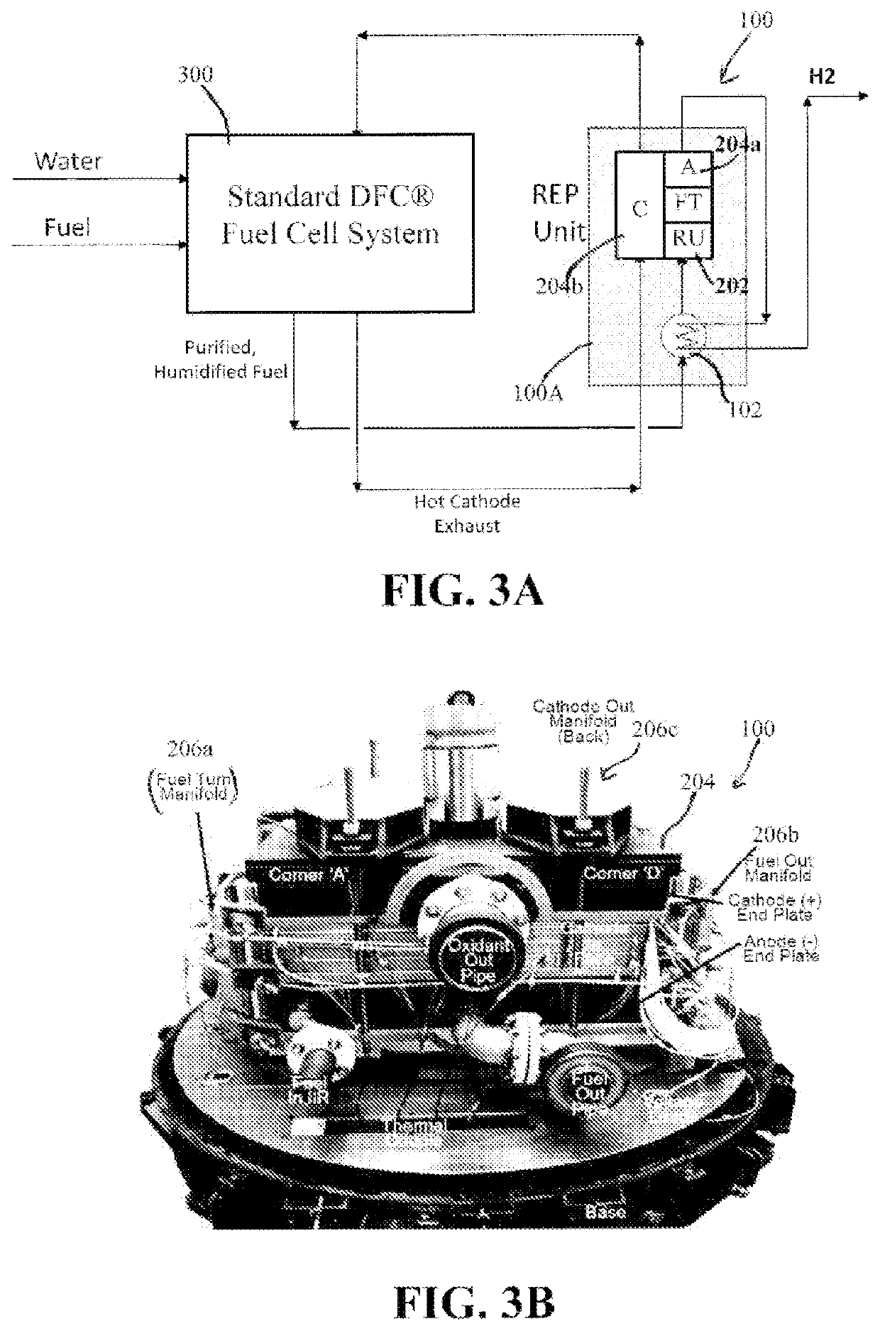 Reformer-electrolyzer-purifier (REP) assembly for hydrogen production, systems incorporating same and method of producing hydrogen