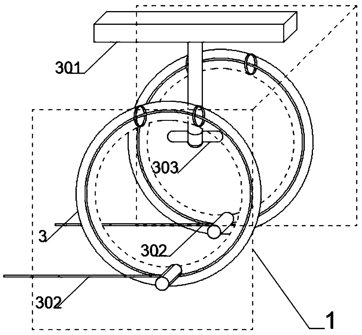 Flow adjusting clamp for silica gel rubber hose