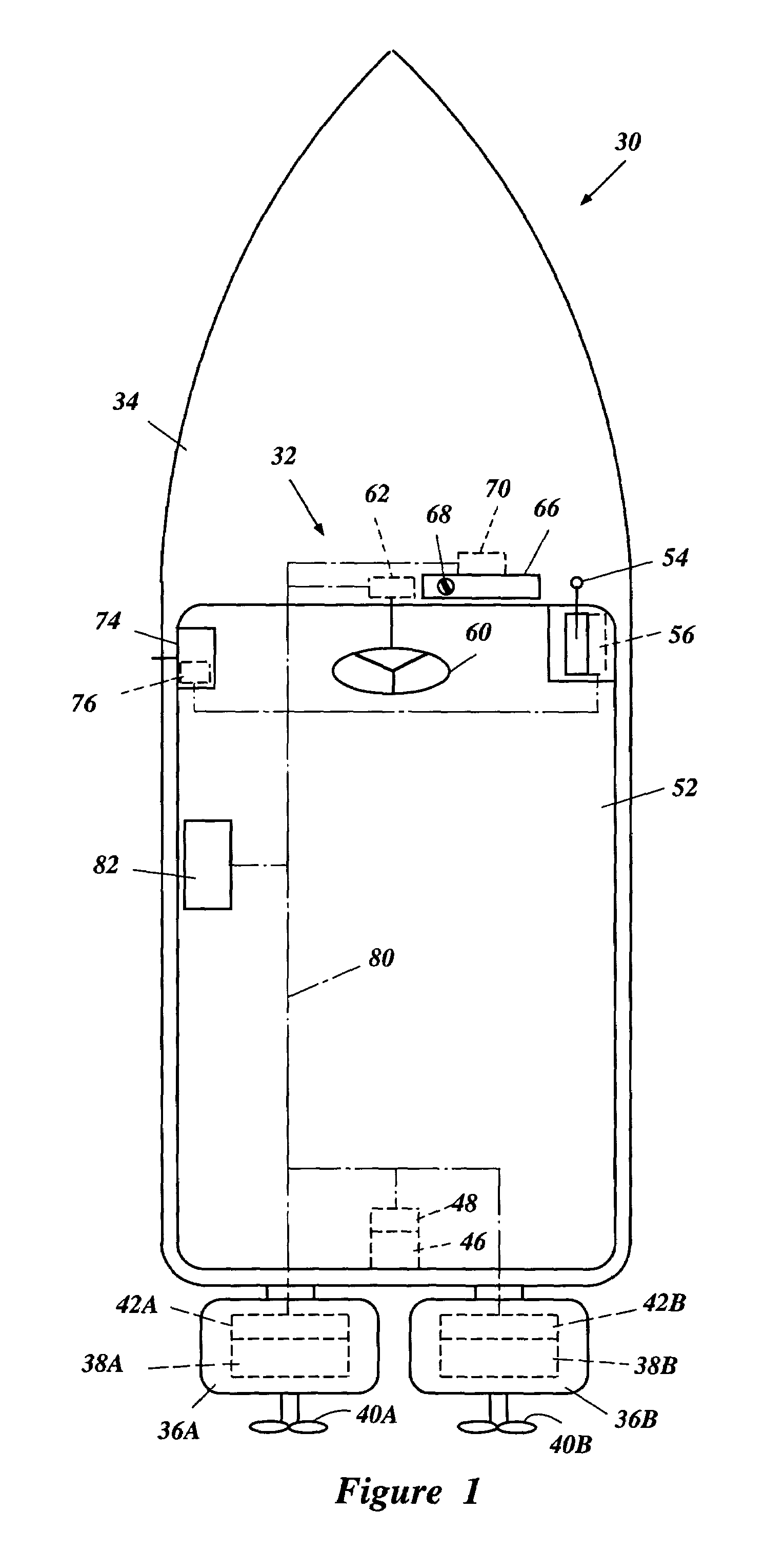 Multiple node network and communication method within the network