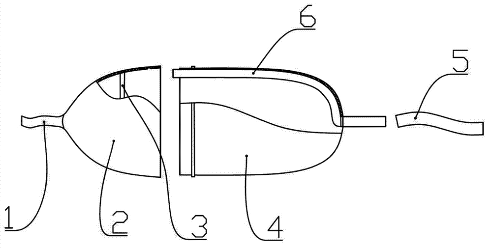 Suction tube device used for orthopedic surgery