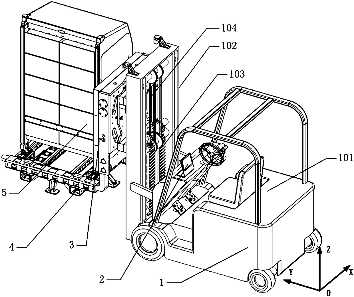 Robot for assembly test operations of space station experiment cabinet