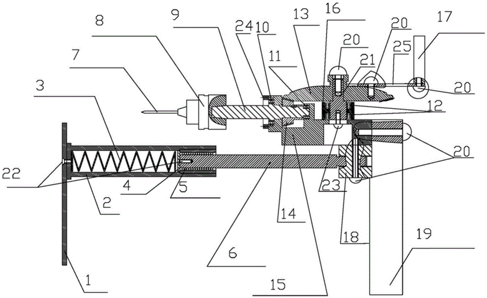 Manual tapping machine