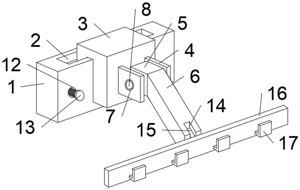 Assemble type shading baffle convenient to assemble and disassemble