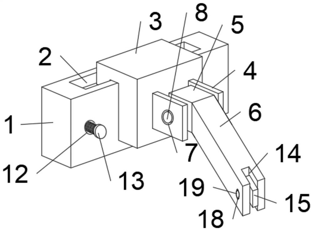 Assemble type shading baffle convenient to assemble and disassemble