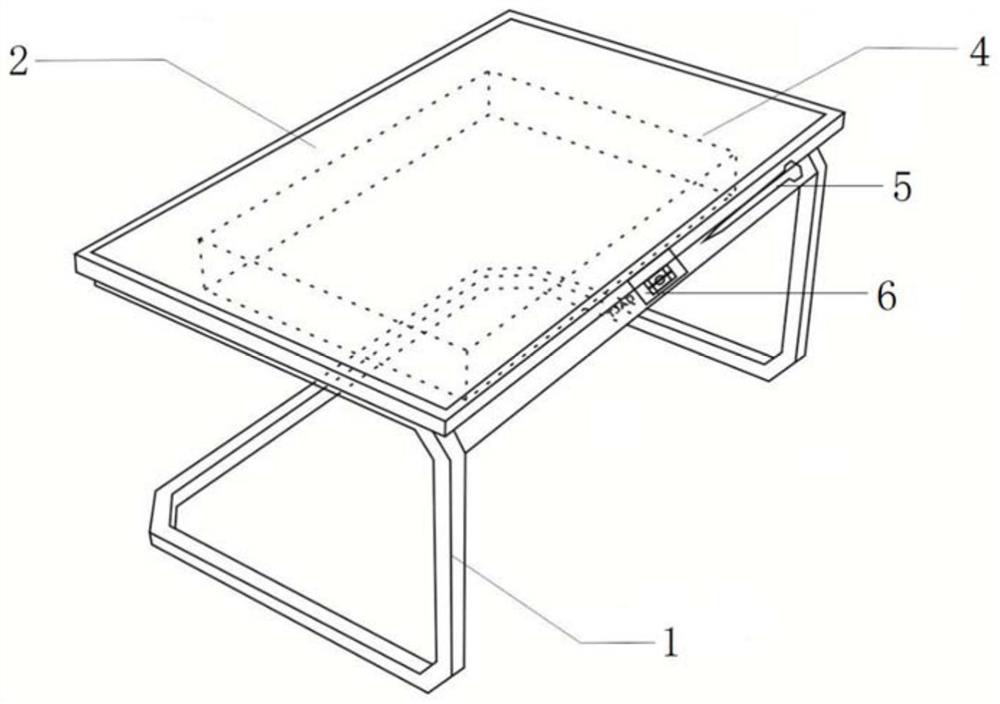 Digital sand table display device