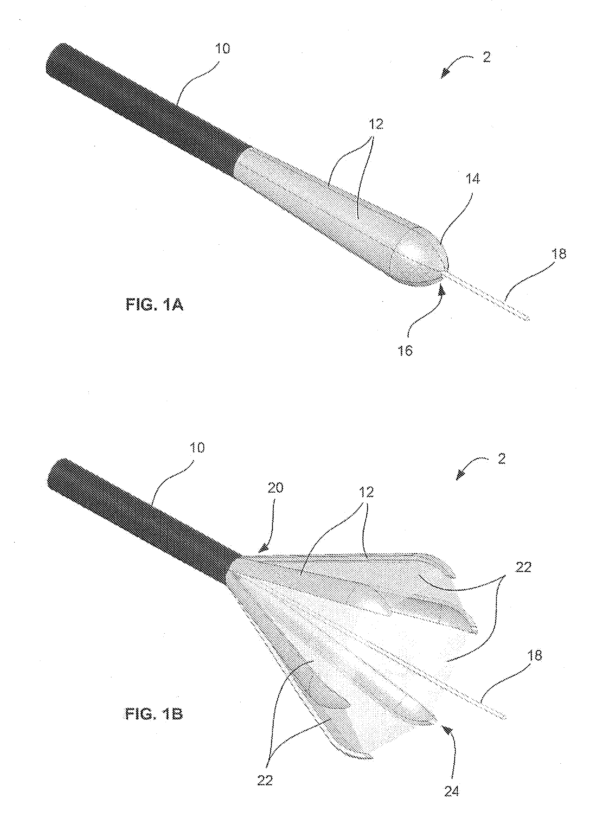 Tissue visualization device having multi-segmented frame