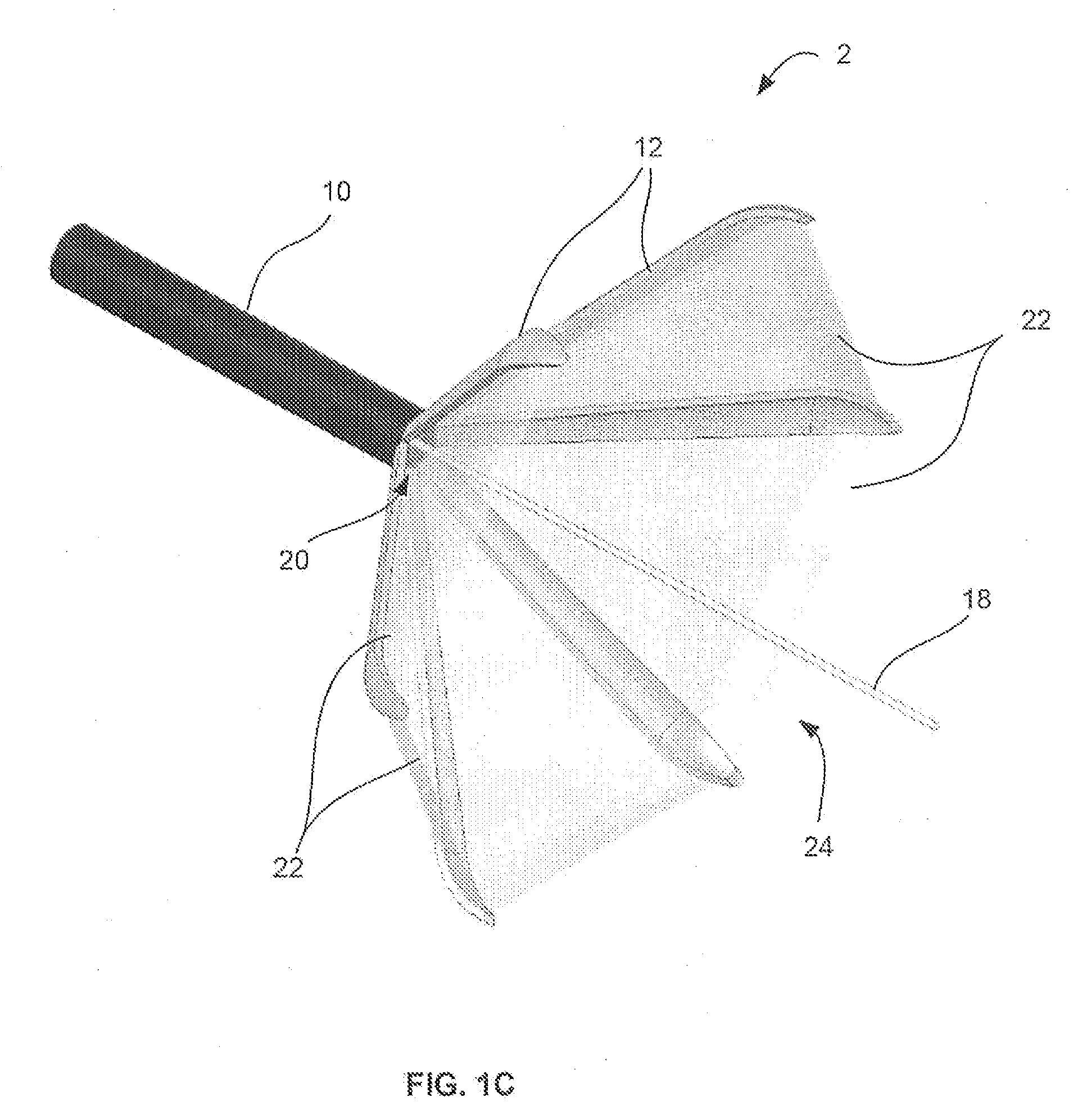 Tissue visualization device having multi-segmented frame