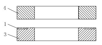 Mechanical seal structure of spike-shaped distribution microporous end surface