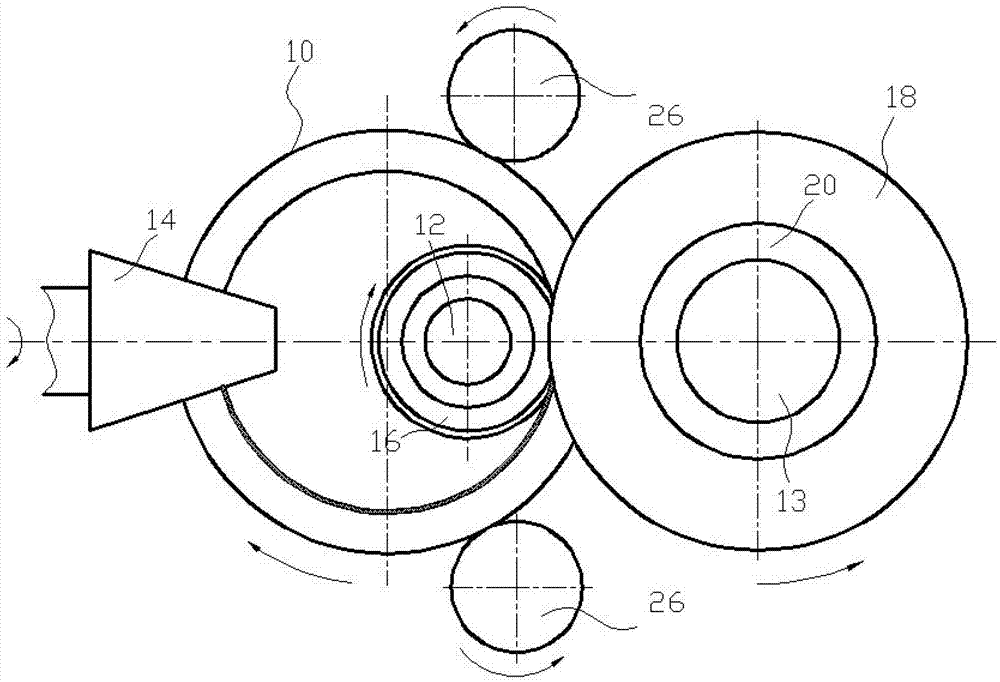 Method for rolling and forming GH536 high-temperature alloy complicated irregular cross section annular part