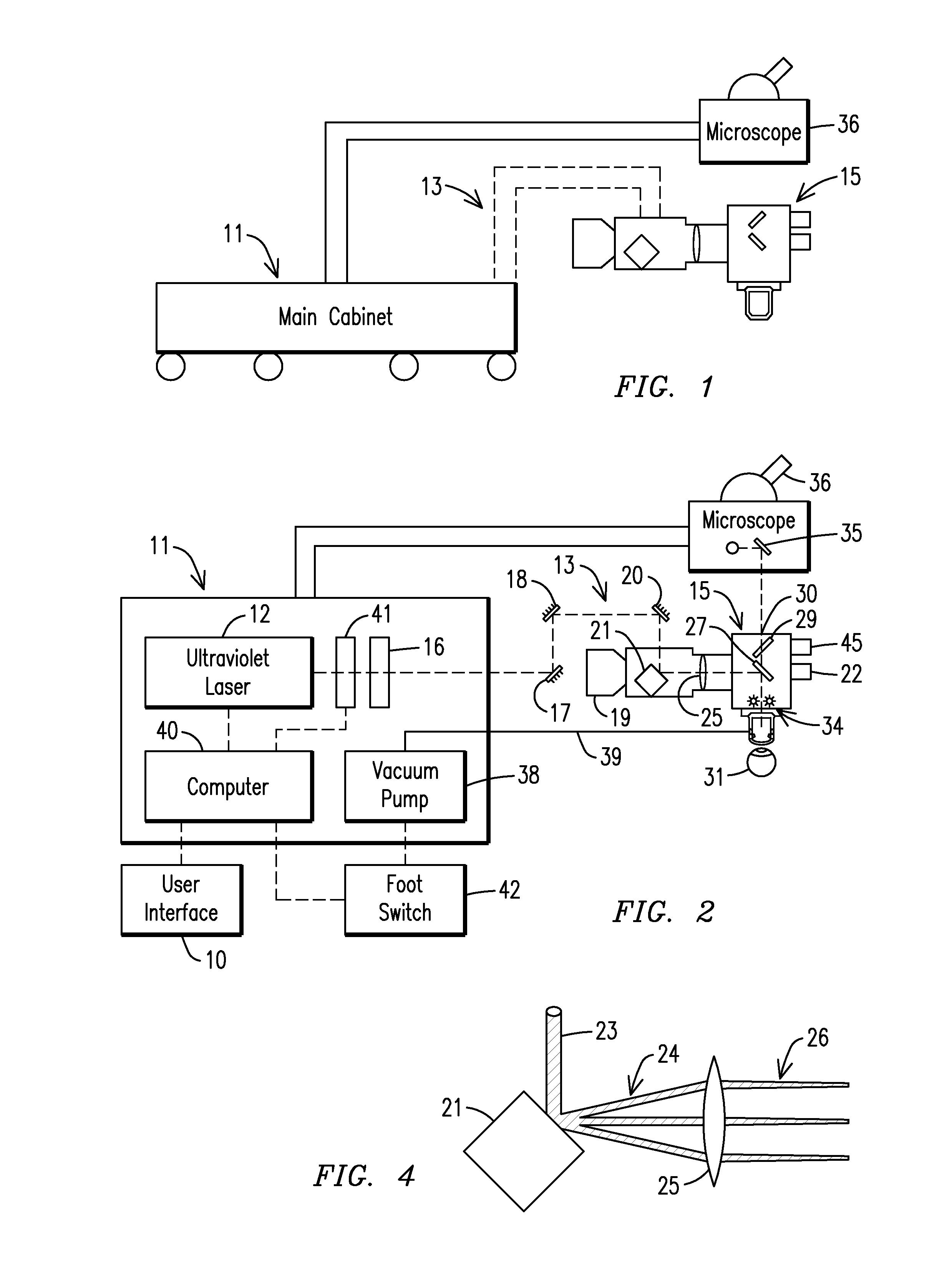 Laser beam ophthalmological surgery method and apparatus