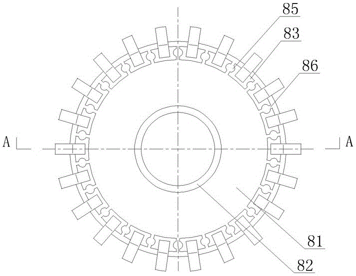 Brush DC motor