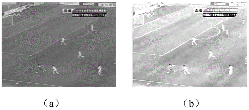 Match video image enhancement method based on wavelet analysis and pseudo-color processing