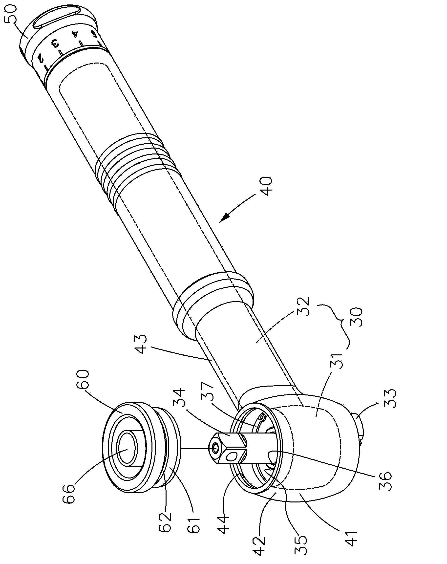 Insulation structure of wrench