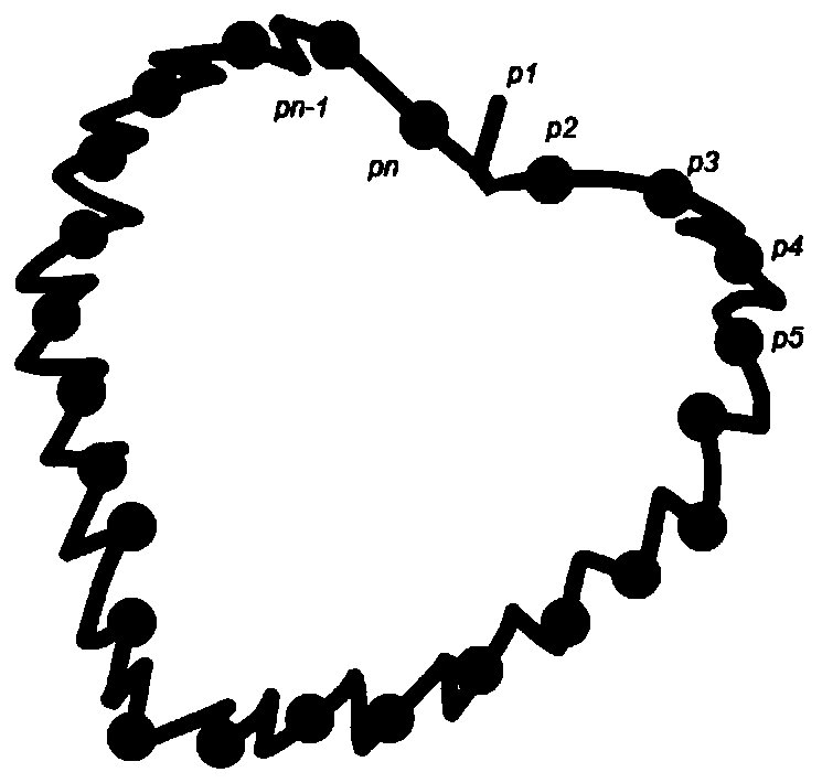 Two-dimensional contour shape recognition and classification method based on local geometrical characteristic sequence modeling