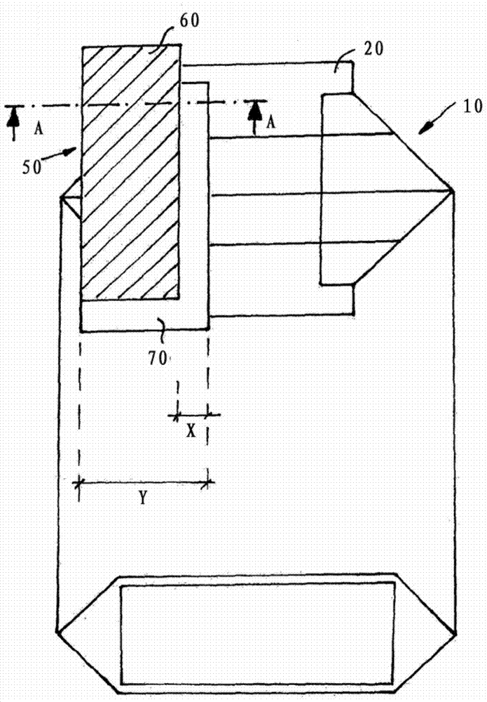 Valve pocket