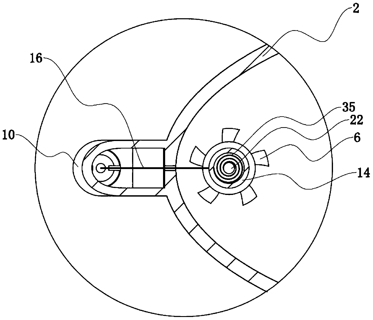 Automobile front fog lamp