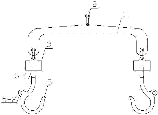 Lifting device for diversion lines of power transmission line tension tower