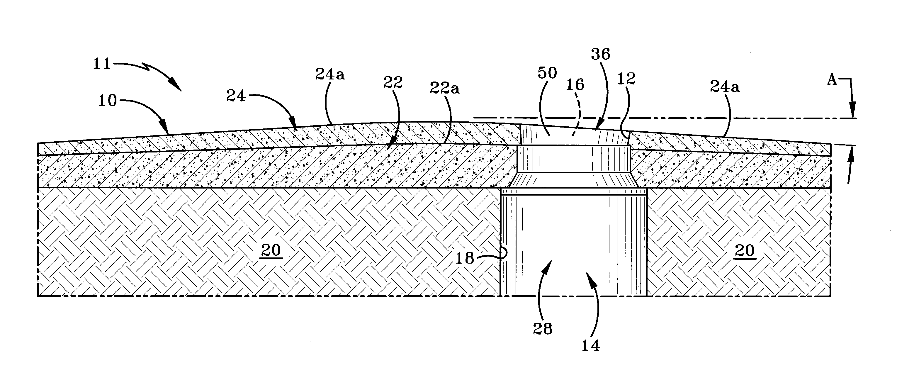 Inclined manhole cover riser assembly