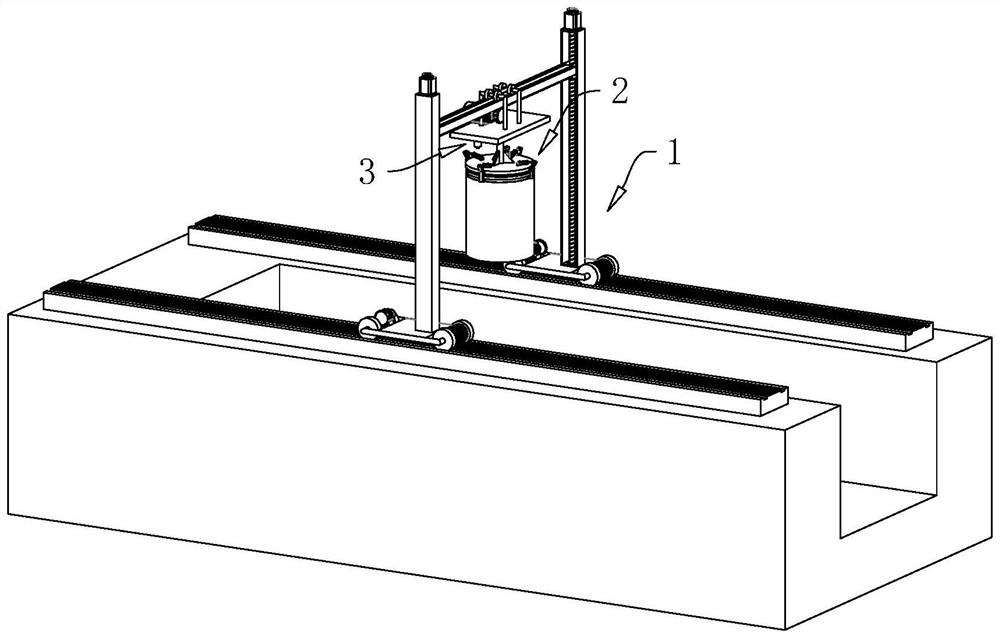 Warehousing and transporting device for nuclear waste