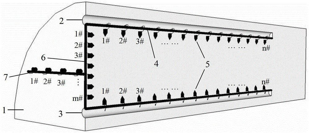 Electrode transmission device for high-resolution three-dimensional (3D) CT (computerized tomography) imaging in underground engineering