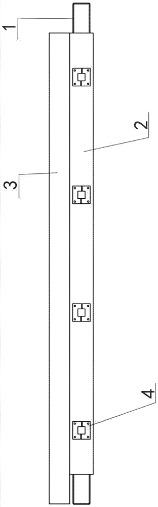 Prefabricated core column type self-insulating exterior wall plate, connecting structure and construction method thereof