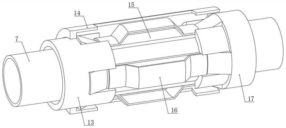 Reverse gravel throwing device