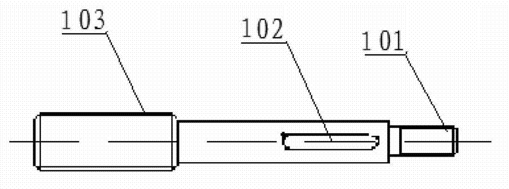 Device for measuring shearing force of metal part