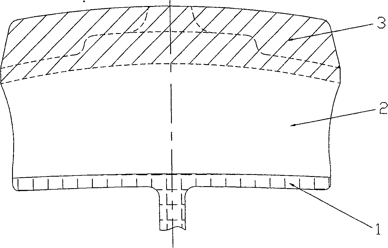 Polyurethane solid tyre and manufacturing method thereof