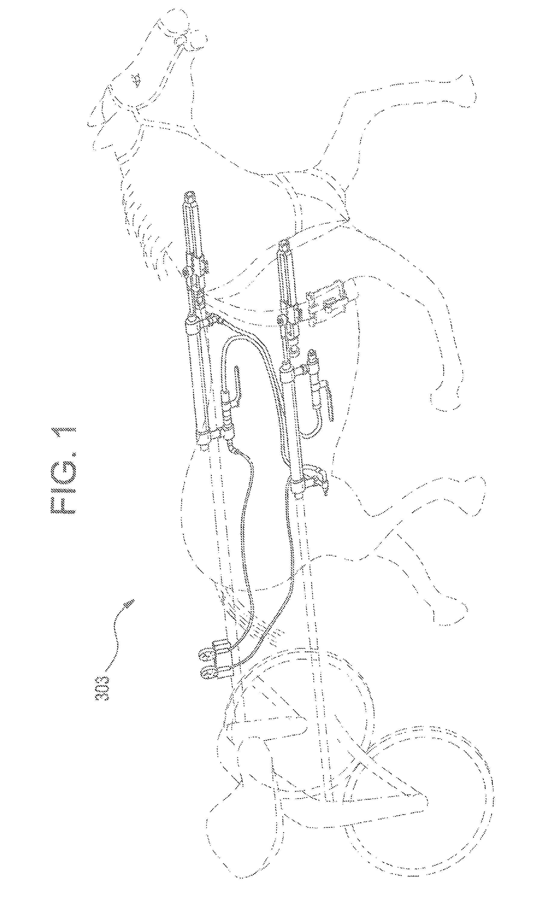 Sulky force equalizer and analyzer