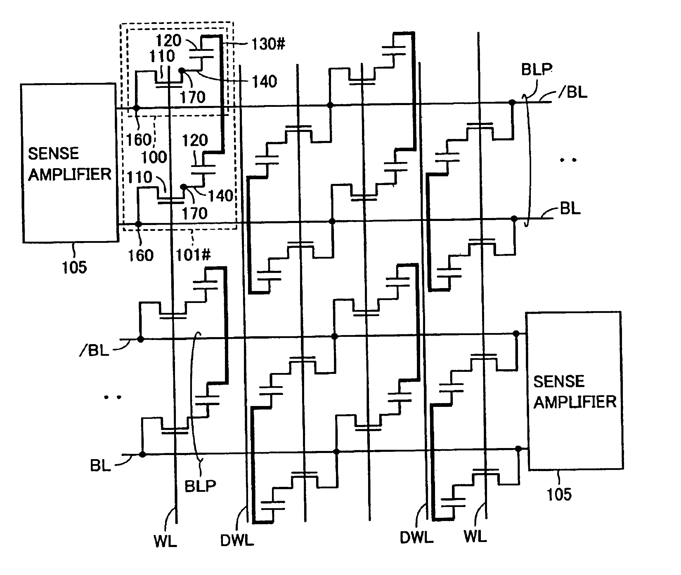 Semiconductor memory device having twin-cell units