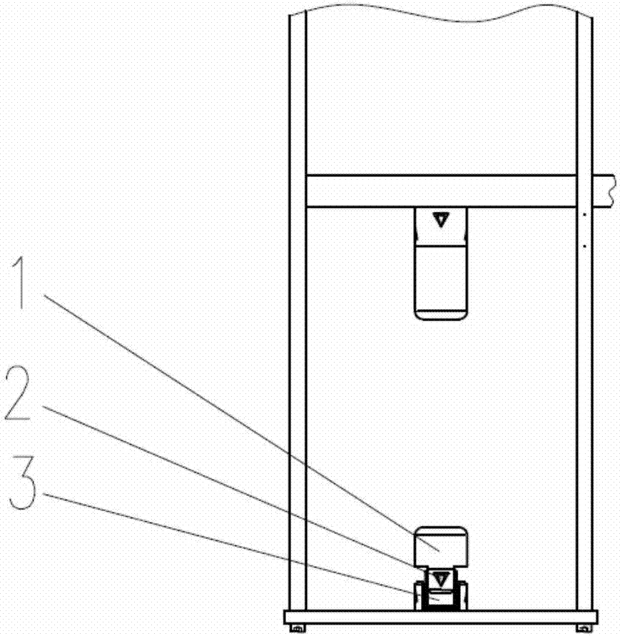 Knife edge universal joint used for dead load type micro-force value standard device