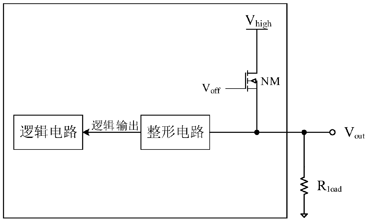 Off-state load open circuit detection circuit