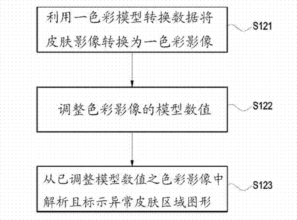 Abnormal skin area computing system and computing method