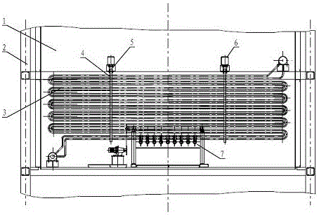 Cement kiln kiln tail and bypass waste heat boiler