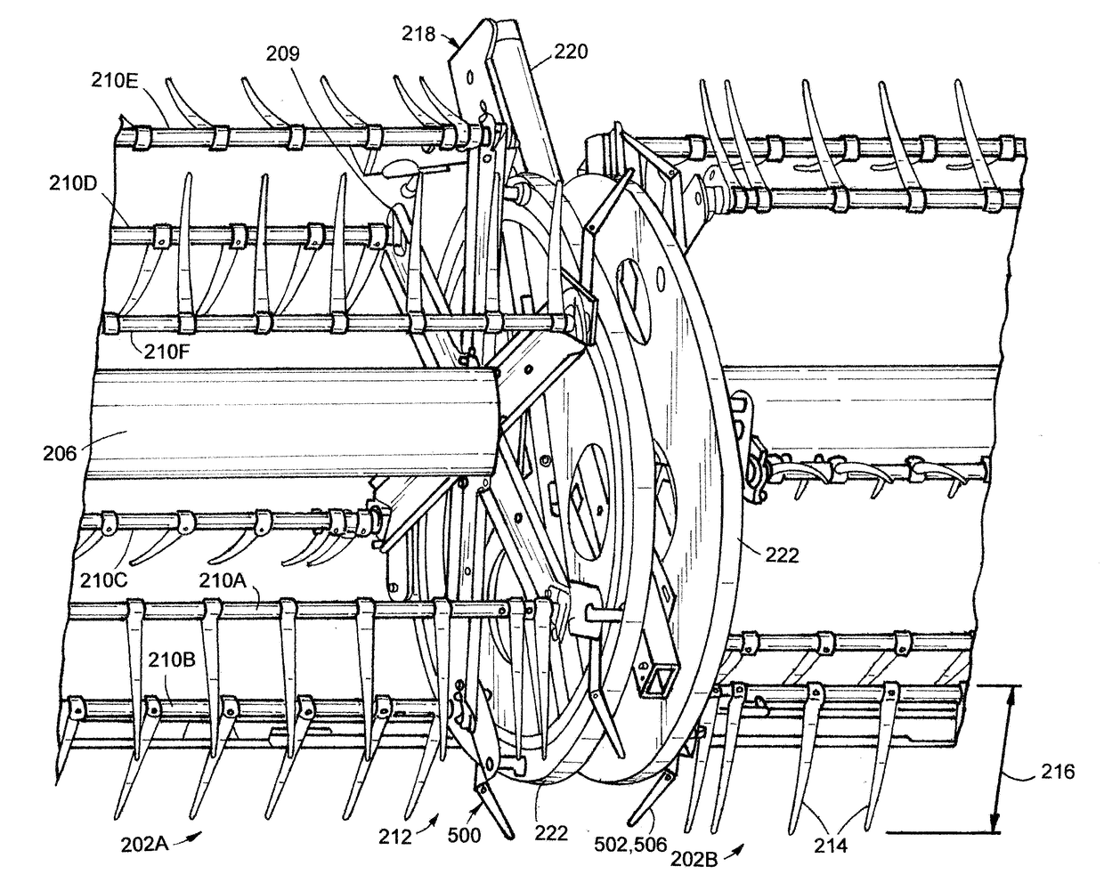 Reel finger assembly for a harvesting reel