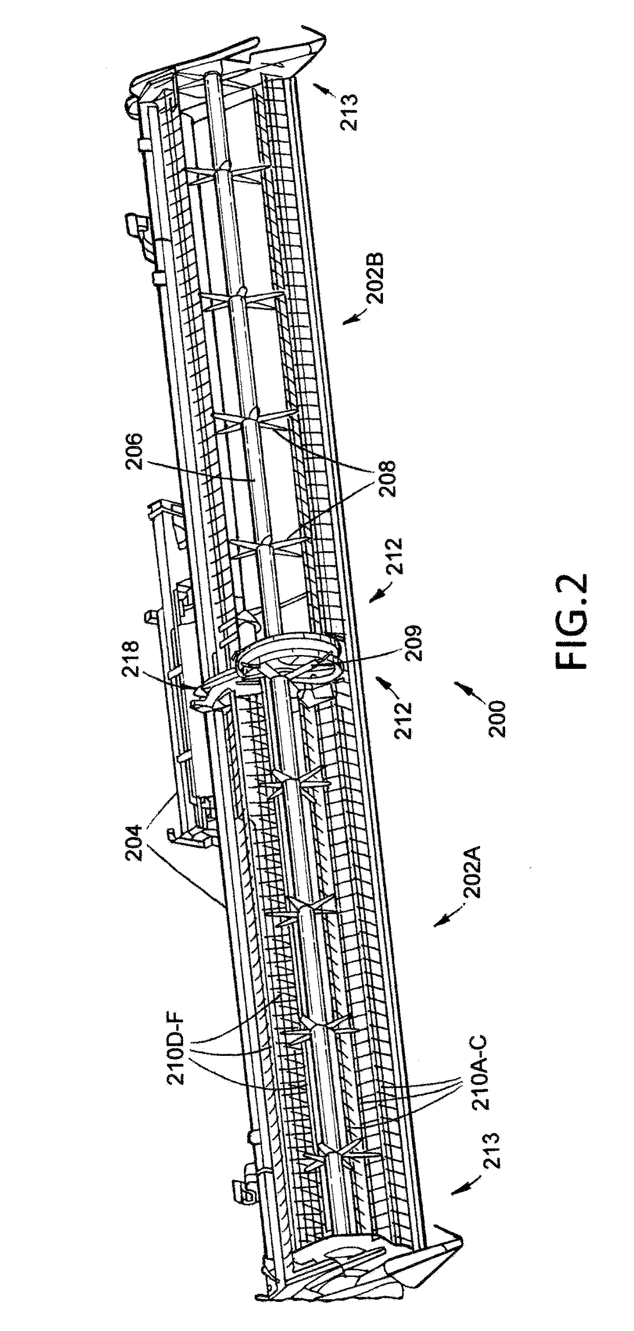 Reel finger assembly for a harvesting reel