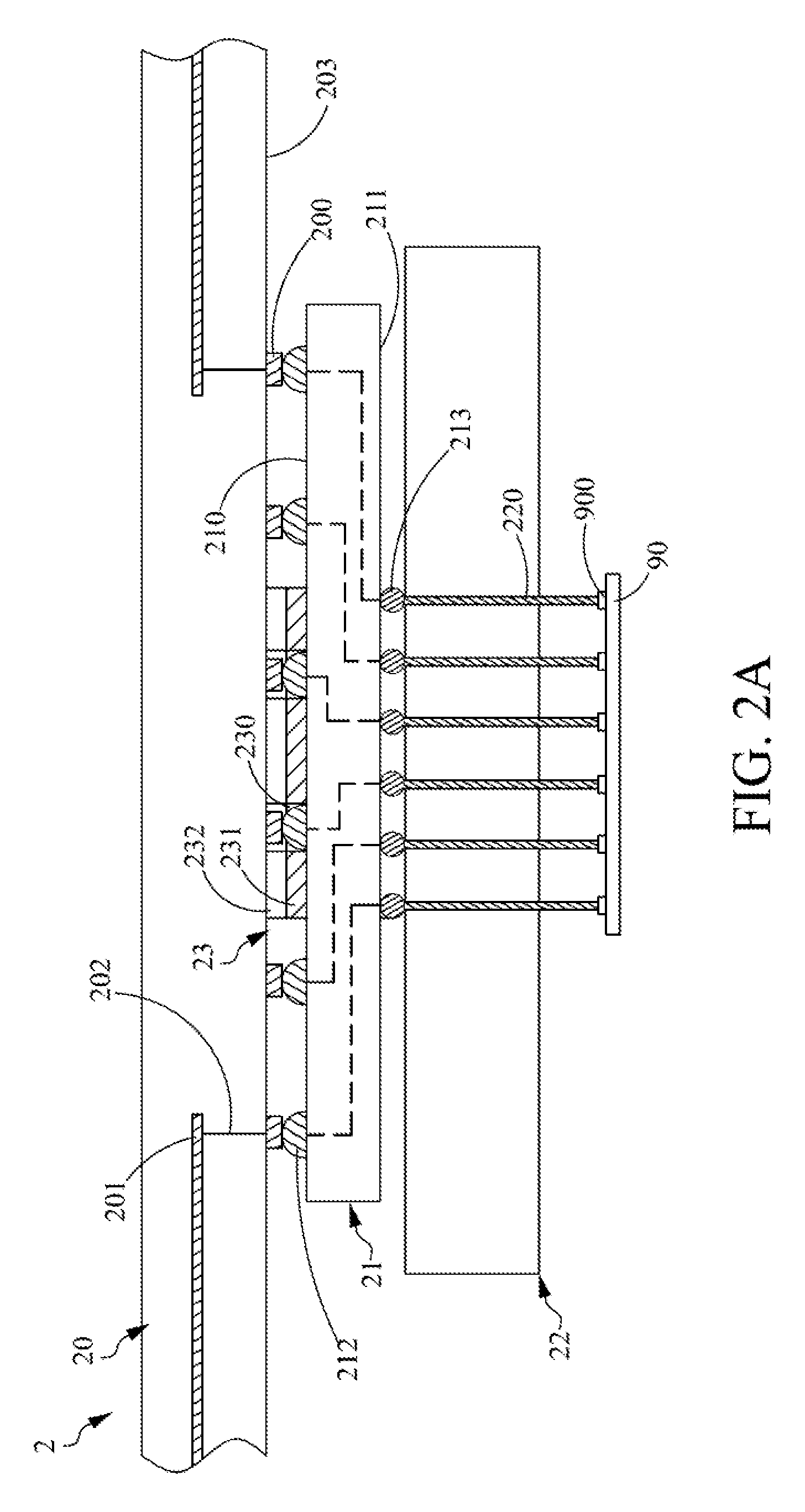 Apparatus for probing die electricity and method for forming the same