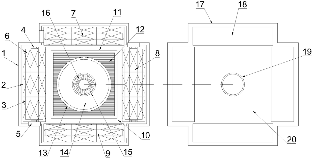 Air-conditioner indoor unit capable of achieving even air blowing and independent air blowing adjustment