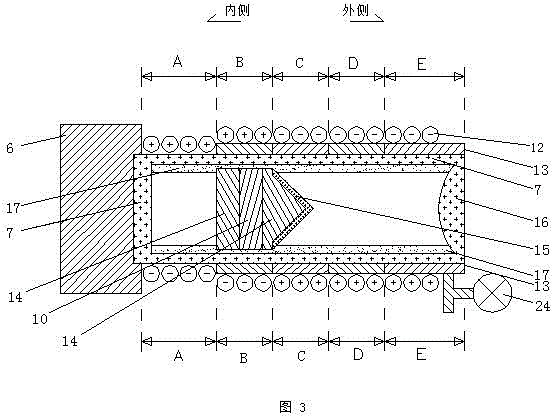 Electromagnetically controlled display device