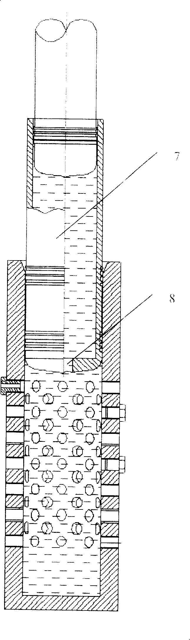 Hydraulic damping energy-absorbing device