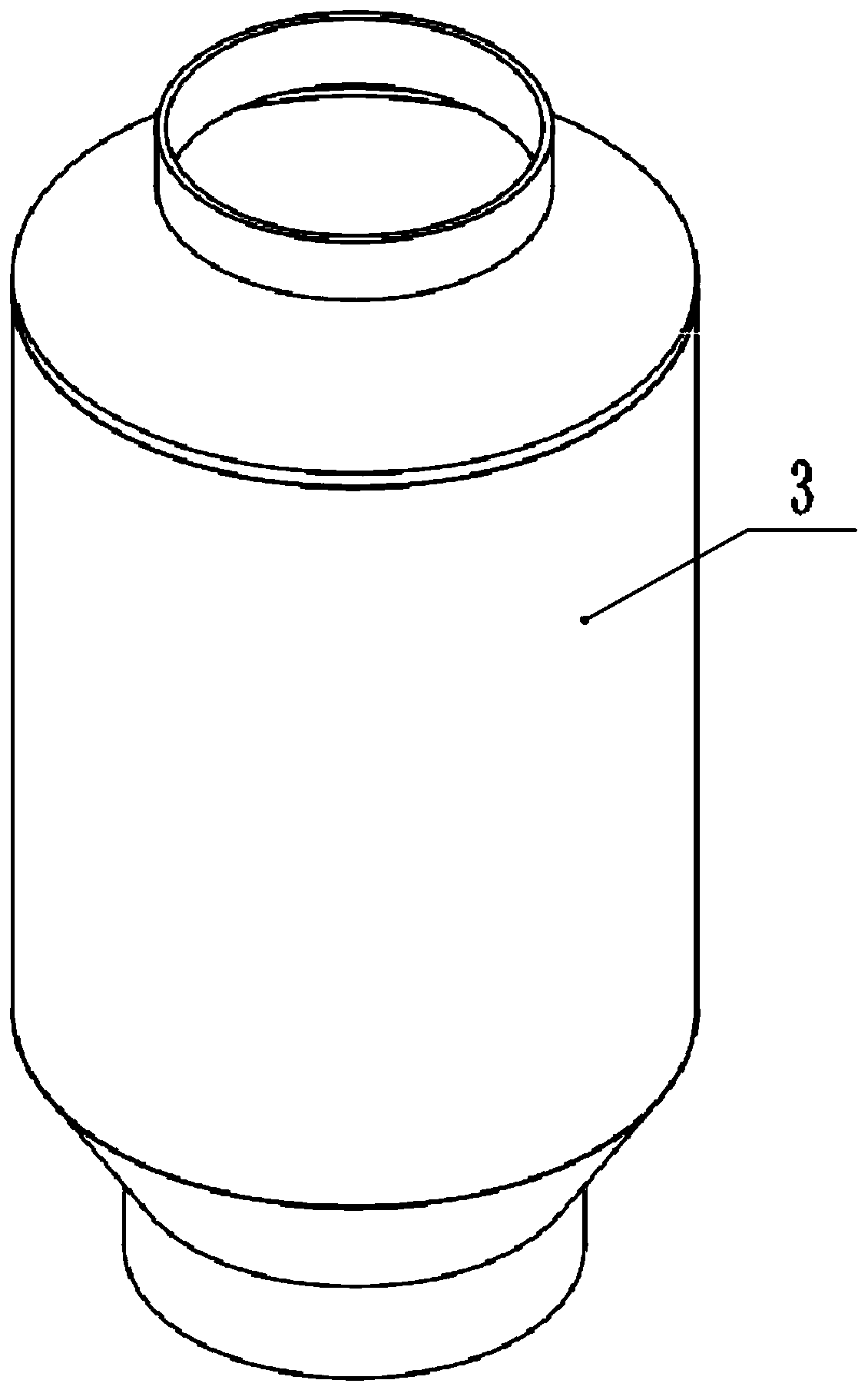 Ash storage mechanism of mechanical dust removal system